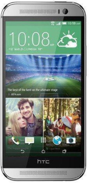 HTC One M8 Smartphone 5 Zoll 16 GB Android Silber „akzeptabel“