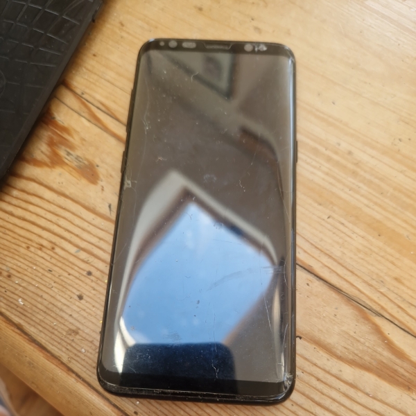 Samsung Galaxy S8 schwarz entsperrt Android Smartphone gesprungenes Display