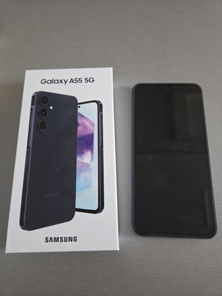 Samsung Galaxy A55 5G 256GB Blau Awesome Navy Dual-SIM Smartphone