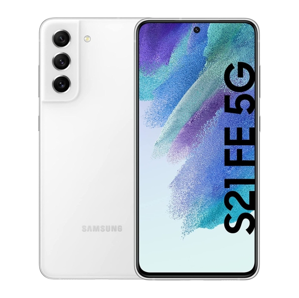 Samsung Galaxy S21 FE 5G Dual-SIM Smartphone 128GB Weiß – Gut