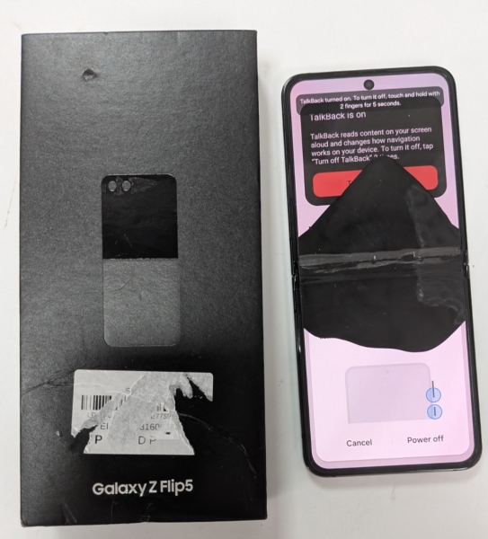 Samsung  Z Flip 5 Smartphone – Teildefekt