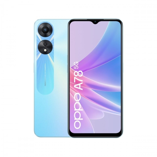 Oppo A78 5G Glowing Blue 128GB 6,56″ Dual SIM 50MP SIM frei Android Smartphone