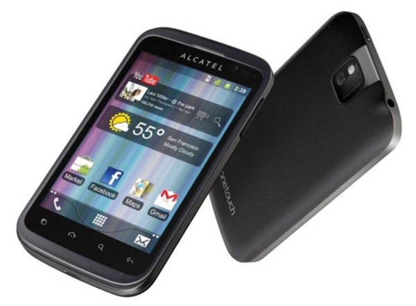 ALCATEL ONETOUCH Alcatel One Touch 991D – schwarz (Ohne Simlock) Smartphone