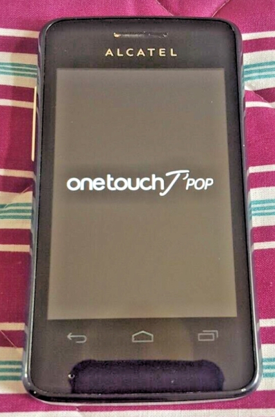 Handy Alcatel OneTouch T’Pop 4010X Blau Android Smartphone, entsperrt, sehr gut!