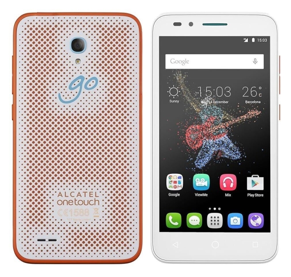 Alcatel OneTouch 7048X Orange 4G (LTE) Einsteiger Kinder Android Smartphone