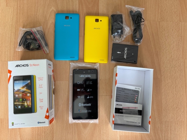 ARCHOS Archos Neon 50 – 4GB – Mehrfarbig (Ohne Simlock) Smartphone