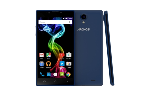 TOP! ARCHOS 55 Platinum, Smartphone, 5.5 Zoll, Blau