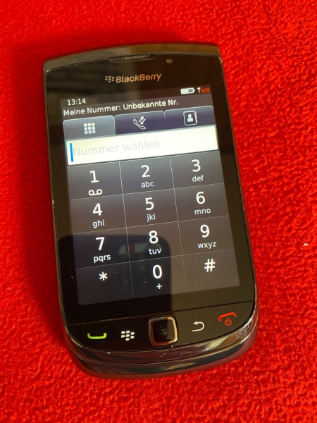 BlackBerry Torch 9800 Lackabplatzer  4GB Ohne Simlock Slider Handy