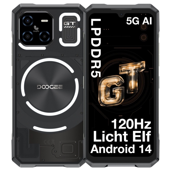 DOOGEE Blade GT 5G-Netz Outdoor Smartphone 32GB+256GB 5500mAh Android 14 Handy