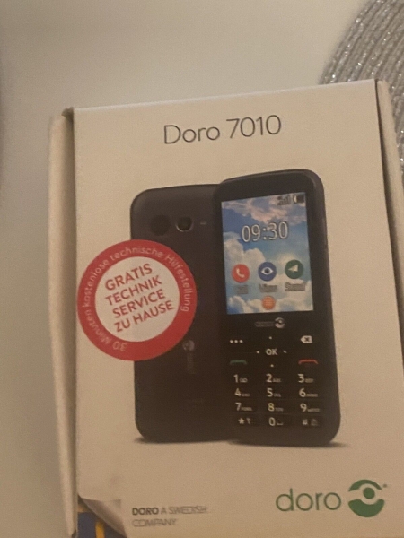 Doro  7010 – 2GB – Schwarz (Ohne Simlock) Smartphone
