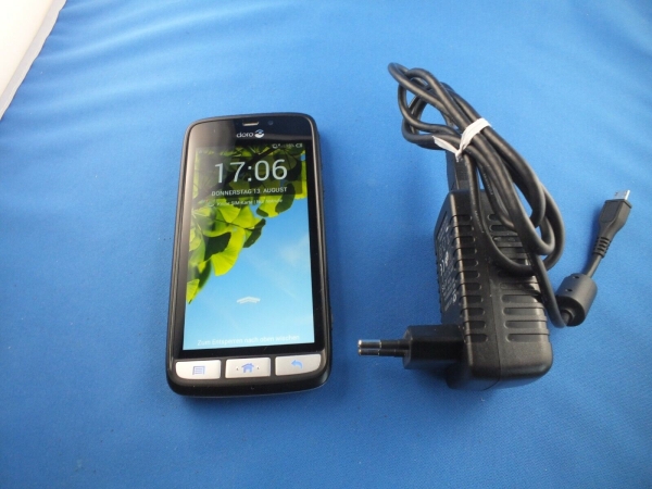 DORO Liberto 820 Black 8GB Android Senioren Smartphone mit kenncode geschützt