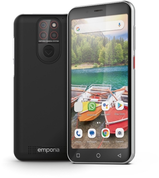 emporia SMART 5 Mini Seniorenhandy 4G Senioren Smartphone, 64 GB, 4,95 Zoll