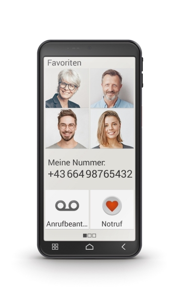 Emporia Smart.6 lite Senioren-Smartphone Android 128GB schwarz B-Ware