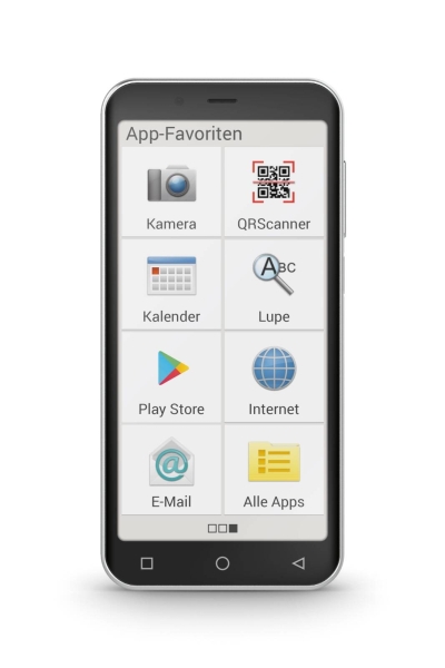 Emporia Smartphone SMART.5mini 4,95Zoll Display 64GB Hörgeräte kompatib. B Ware