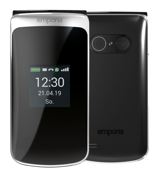 Emporia TouchSmart schwarz Smartphone Handy Ohne Vertrag Mobile Android