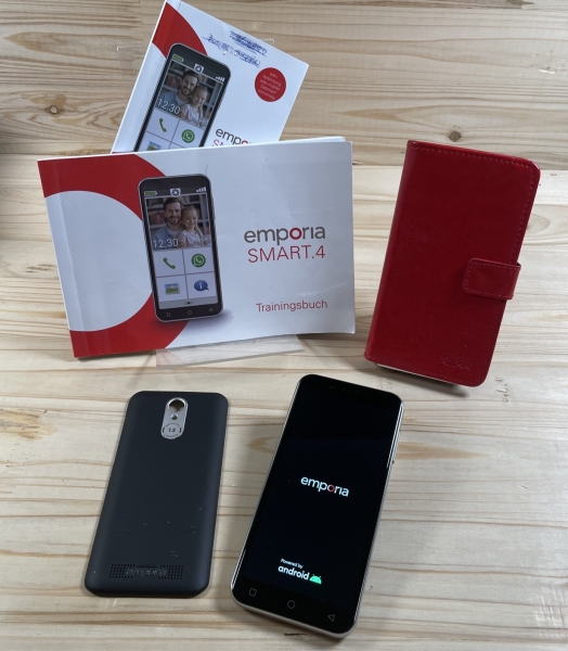 Emporia SMART 4 Senioren Handy / Smartphone 32 GB 5″ Android einfache Bedienung