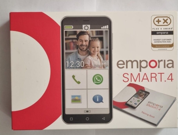 Emporia SMART.4 schwarz 32GB LTE 5 Zoll Android 10 Smartphone Defekt
