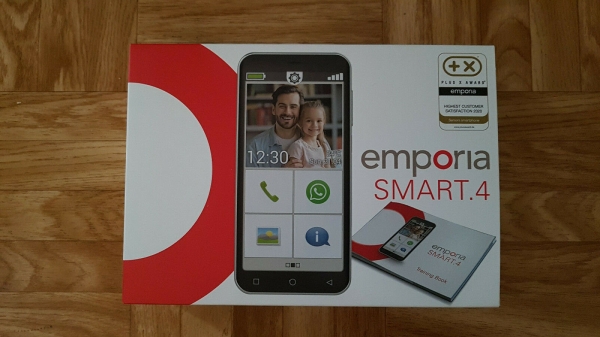 emporia Smartphone SMART.4 – 32GB – Schwarz (Ohne Simlock), Seniorensmartphone