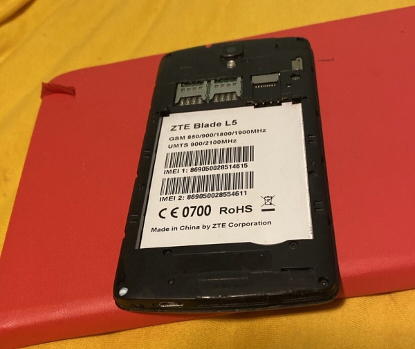 ZTE Blade L5 Plus – 8GB – Grau (Ohne Simlock) Smartphone