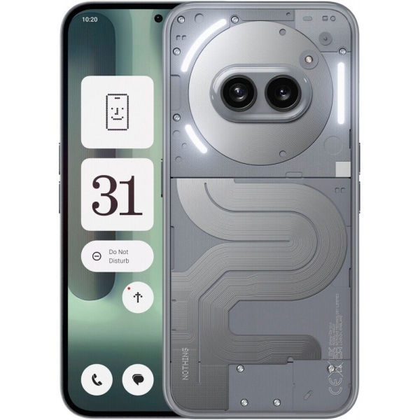 Nothing Phone 2a Plus 5G/LTE Smartphone 256GB 12GB RAM grey Dual-Kamera NEU!