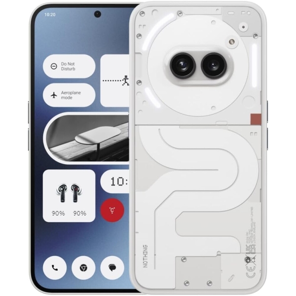 Nothing Phone (2a) 5G Smartphone 128GB 8GB RAM white Android LTE Dual-Kamera NEU