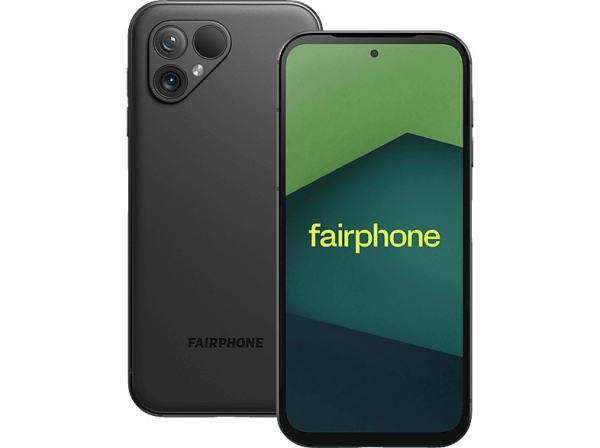 FAIRPHONE 5 128 GB Mattschwarz Dual SIM Smartphone Handy