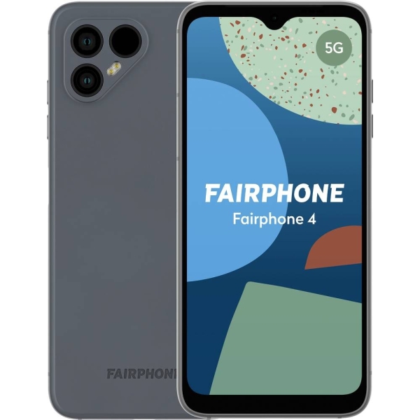 Fairphone Fairphone 4 Smartphone 128 GB 16 cm (6.3 Zoll) Grau Android™ 11