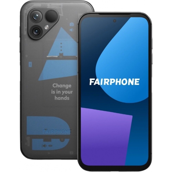 Fairphone 5 Smartphone 256GB 8GB RAM transparent LTE/5G Android Dual-Kamera NEU