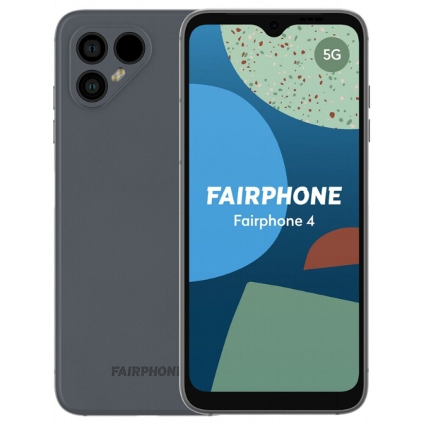 Fairphone 4 128 GB / 6 GB – Smartphone – 5G – 6,3 Zoll – 4K Video – NFC – grau