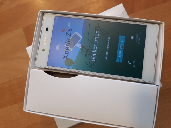Sony  Xperia Z5 32GB Weiß >>> 36 Monate ( 3 Jahre ) Gewährleistung