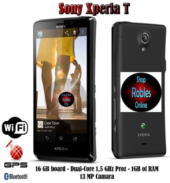 Sony Xperia T 16GB Black (Ohne Simlock) WLAN 3G GPS 13MP 4,6″ HD Bravia Top