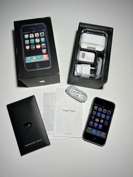 Apple iPhone 1. Generation 8GB 2G 1G 1st Gen Model 2007 A1203 Box matching TOP!