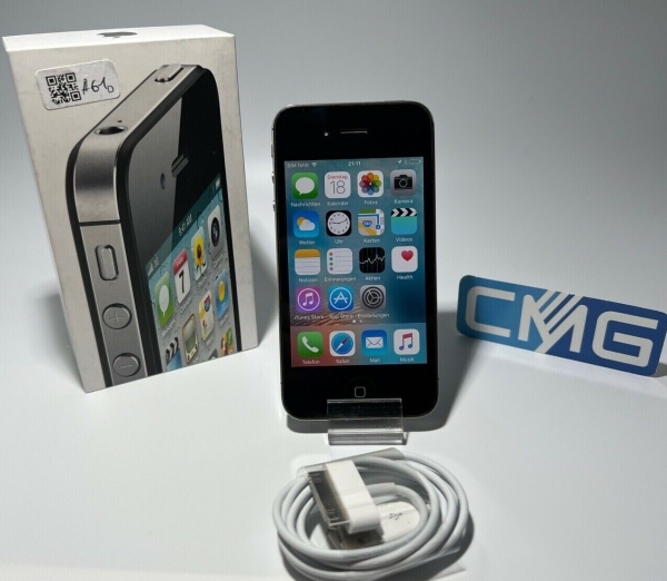 Apple iPhone 4s 32GB schwarz (Ohne Simlock) (CDMA + GSM) neuwertig iOS 9.3.6 #61