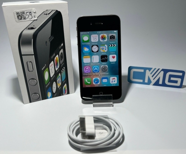 Apple iPhone 4s 8GB schwarz (Ohne Simlock) A1387 (CDMA + GSM) neuwertig #59