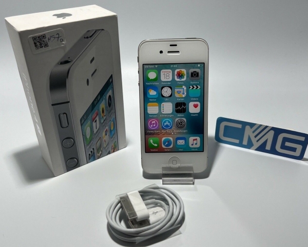 Apple iPhone 4s 64GB Weiß (Ohne Simlock) A1387 (CDMA + GSM) Top Zustand #J121