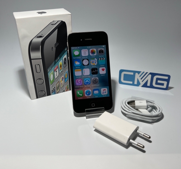 Apple iPhone 4s – 32GB – Schwarz (Ohne Simlock) A1387 (CDMA + GSM) Mod 2011 #J14