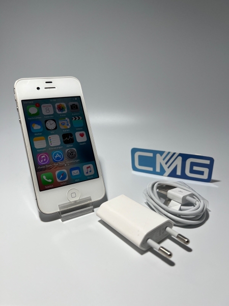 Apple iPhone 4s – 16GB – Weiß (Ohne Simlock) A1387 neuwertiger Zustand iOS9 #J13