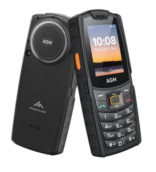 AGM M6 4G Smartphone 6,1 cm (2.4 Zoll 0,3 MP Dual Sim  Schwarz