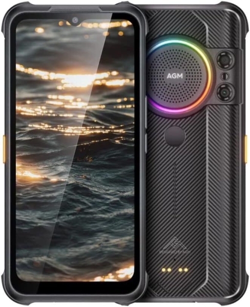 AGM H5 Pro 6GB+128GB Robuste Smartphone 7000mAh 109db Largest Speaker Handy 6.5′