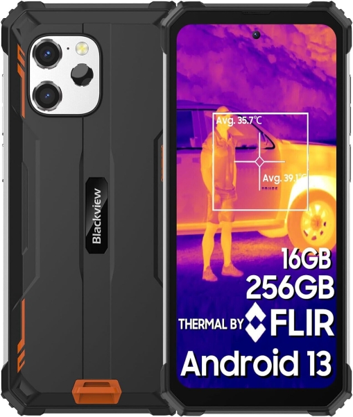 B-Ware Blackview BV8900 Orange Rugged Octa Core Smartphone, Outdoorhandy  8 GB