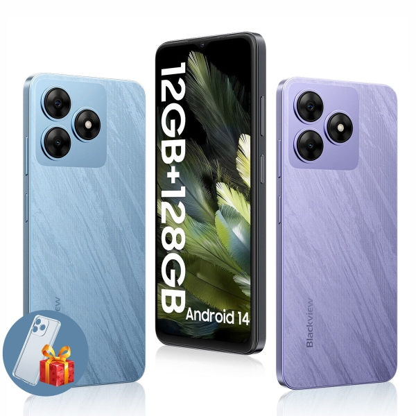 Blackview WAVE 8 Handy Android 14 12GB+128GB/2TB TF 6,56″ Dual SIM 4G Smartphone