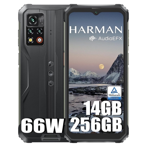 Blackview BV9200 Outdoor Smartphone 14GB+256GB 2.4K 120Hz Andriod 12 Handy 50MP