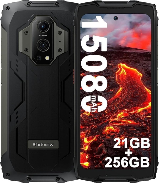 B-WARE Blackview BV9300 schwarz Rugged Smartphone Entfernungsmesser 6,7″ Outdoor