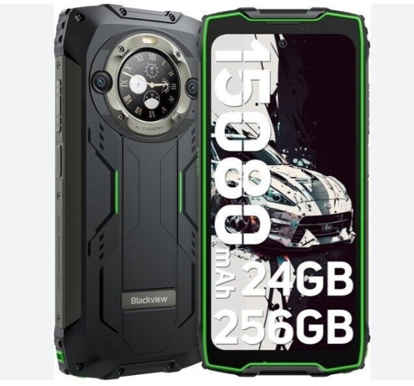 24GB+256GB Blackview BV9300 PRO Rugged Smartphone 15080mAh 64MP Android 13 Handy