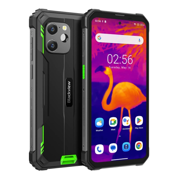 Blackview BV8900 Green Rugged Octa Core Smartphone, Outdoorhandy mit 8 GB RAM