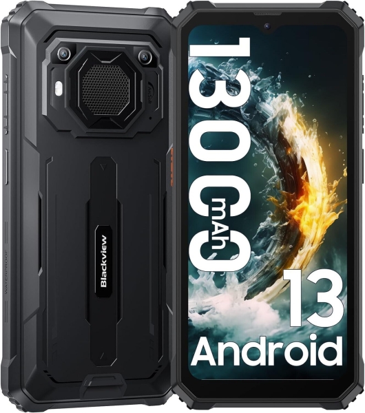 Blackview BV8900 Black Rugged Octa Core Smartphone, Outdoorhandy mit 8 GB RAM