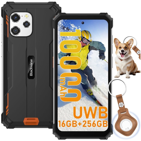 Blackview BV8900 Pro UWB Handy 16GB+256G 10000mAh Dual SIM 4G Outdoor Smartphone