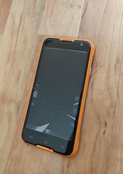 Blackview BV 5000 in schwarz-orange ( defekt )