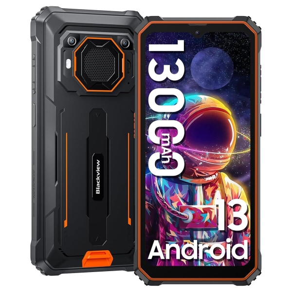Blackviw BV6200 4G Outdoor Smartphone Android 13 8GB+64GB 13000mAh IP68 & IP69K