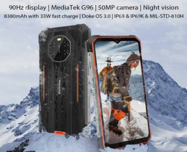 Global Version 8GB+128GB 90Hz Display 8380mAh 50MP Camera Rugged Smartphone